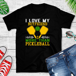 Lusnyj Kärlek Boykompis Mer än Pickleball T Shirt
