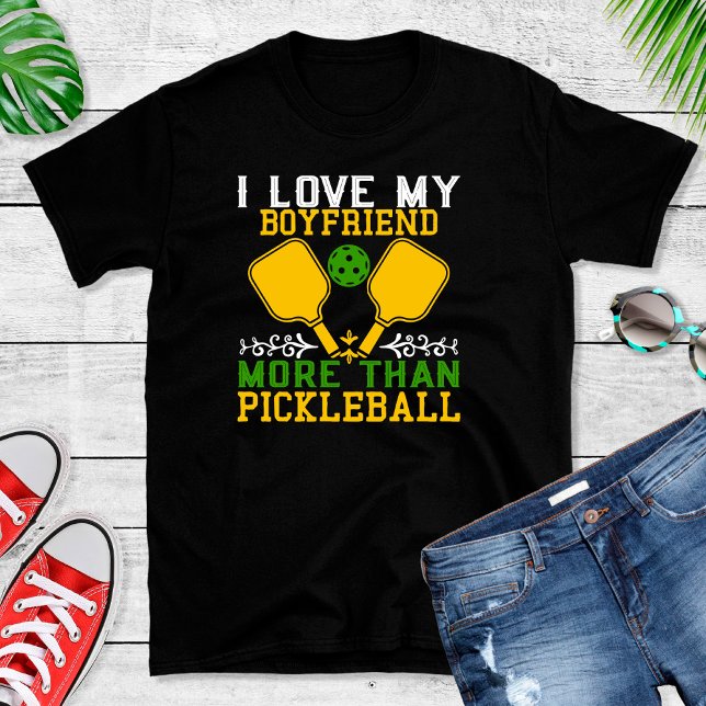 Lusnyj Kärlek Boykompis Mer än Pickleball T Shirt (Skapare uppladdad)