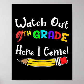 Lusnyj Kids Back to school vaktar utsidan 9 Klass  Poster