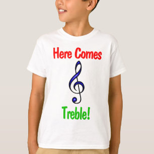 Lusnyj Kids Music T-Shirt: Här kommer Treble T Shirt