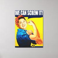 Lusnyj Kim Jong Un Poster "Vi kan göra det"