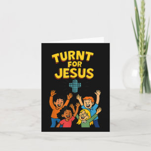 Lusnyj kristen Faith Party - höj turnsen för Jesus Kort