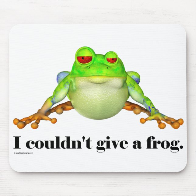 Lusnyj kunde inte Ge a Frog Tecknad Musmatta (Framsidan)