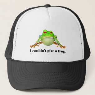 Lusnyj kunde inte Ge a Frog Tecknad Truckerkeps
