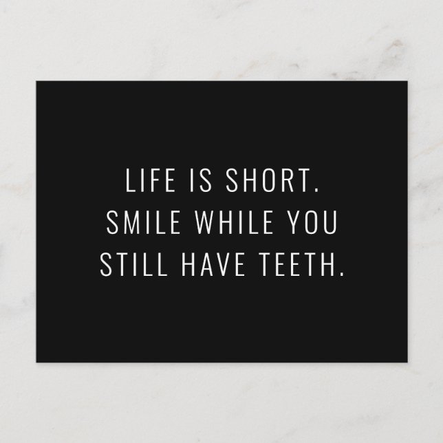 Lusnyj Life är Kort så Smile Say (Framsida)