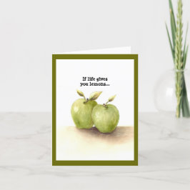 Lusnyj Lil Grönt Apples gör magi Kort