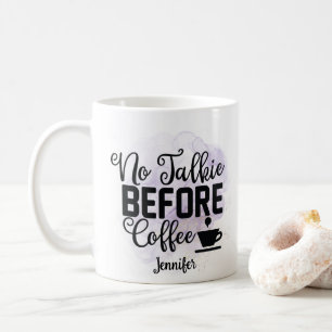 Lusnyj Lila nr Talkie före kaffe Mugg