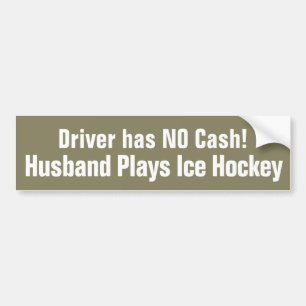 Lusnyj, Make Plays Ice Hockey Bumper Sticker Bildekal