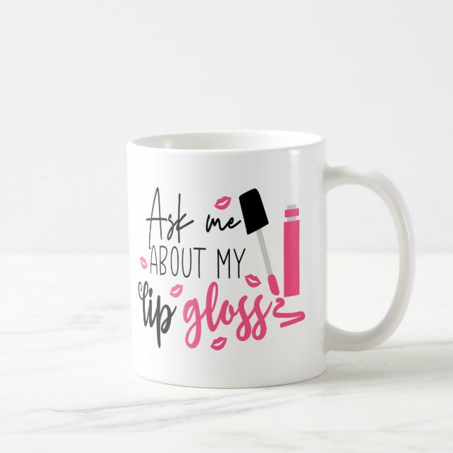 Lusnyj Makeup Artist Lip Gloss Cosmetolog Gift Kaffemugg (Höger)