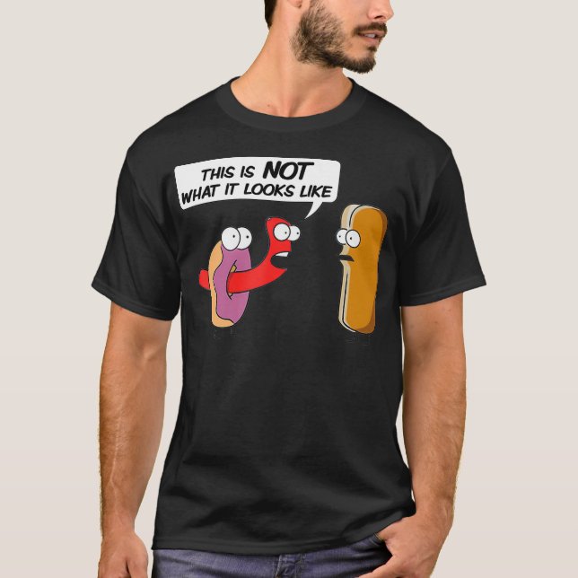 Lusnyj Mat-jackan Donut Detta är inte vad det är T Shirt (Framsida)