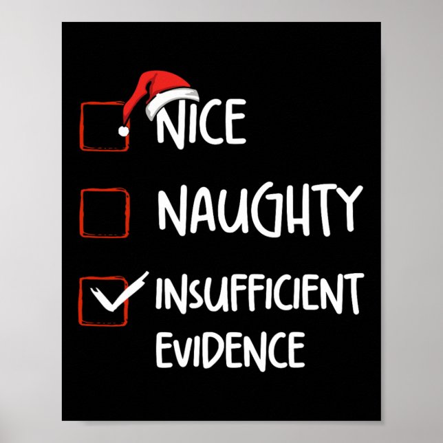 Lusnyj Nice Naughty Otillräckligt Evidences Christ Poster (Framsidan)