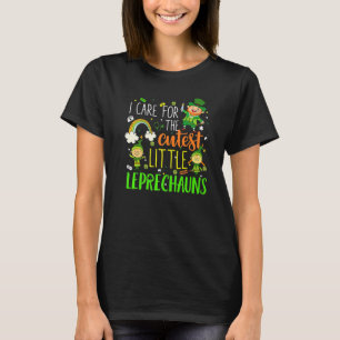 Lusnyj Nicu Nurse Care för små Leprechaunsar St Pa T Shirt