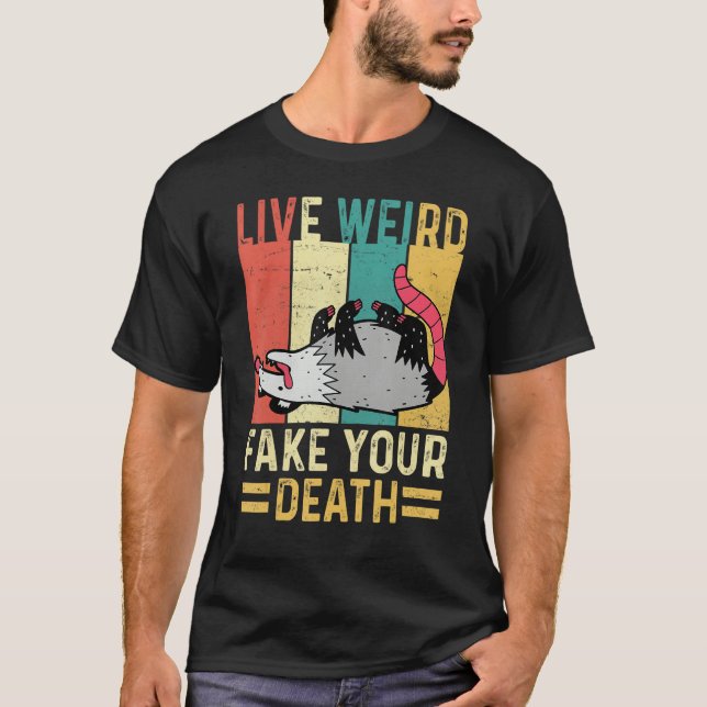 Lusnyj Opossum Possum Live-Konstigen gör ditt öde T Shirt (Framsida)