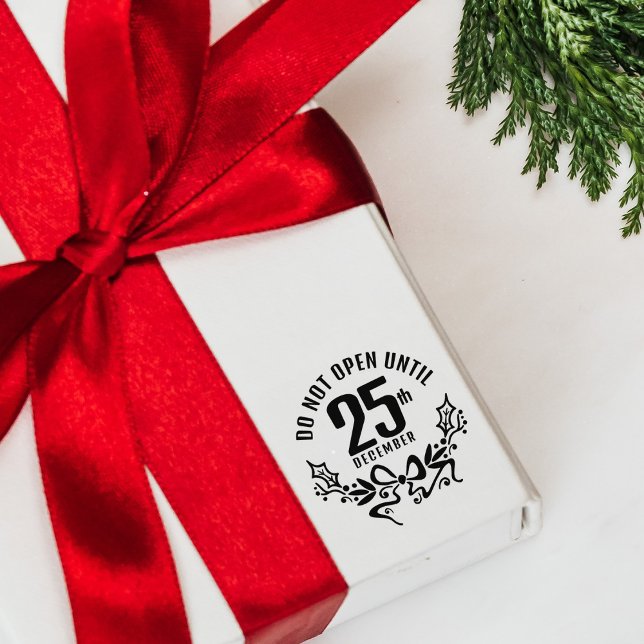 Lusnyj Öppnar inte förrän den 25 december, jul Stämpel (Skapare uppladdad)