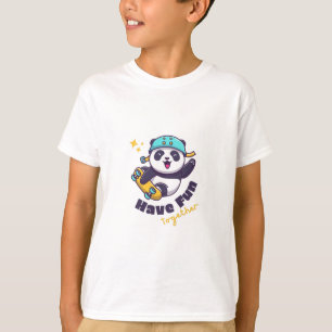 Lusnyj Panda Cute for Animals Älskare T Shirt