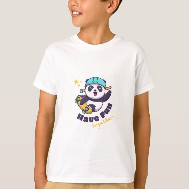 Lusnyj Panda Cute for Animals Älskare T Shirt (Framsida)
