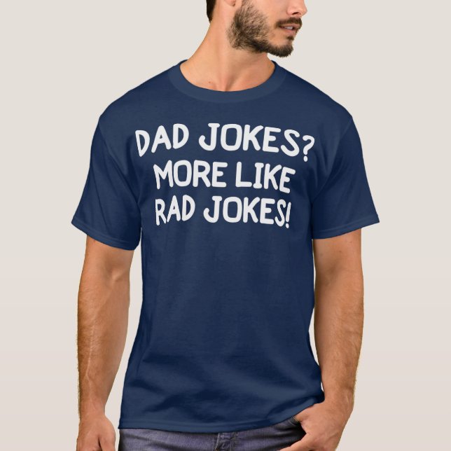 Lusnyj Pappa skämtar mer som Rad Joke Tee (Framsida)