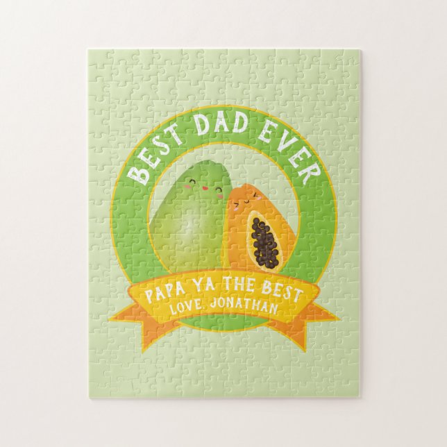 Lusnyj Pappa Ya, bästa jute på Papaya pun för Papp Pussel (Vertikal)