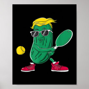 Lusnyj Patriotic Pickle Player spelar Pickleball G Poster