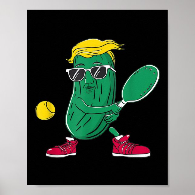 Lusnyj Patriotic Pickle Player spelar Pickleball G Poster (Framsidan)