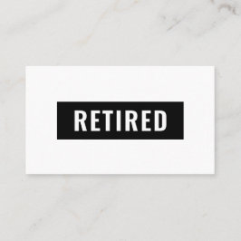 Lusnyj Pension Gag Joke Retrött Fråga någon annan Visitkort