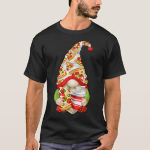 Lusnyj Pizza Älskare Gnome för kvinnor med Cute Pi T Shirt