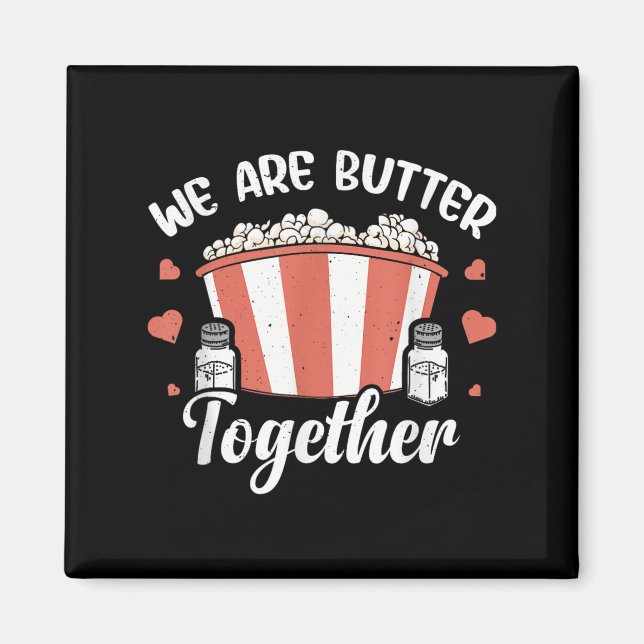 Lusnyj popcorn Butter Graphic Salty poppade Maj Magnet (Framsidan)