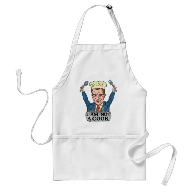 Lusnyj president Richard Nixon Jag är ingen kookos Förkläde (Framsidan)