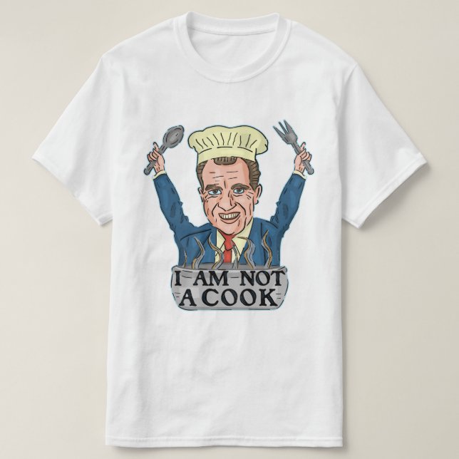 Lusnyj president Richard Nixon Jag är ingen kookos T Shirt (Design framsida)