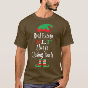 Lusnyj Real Gods Elf Stänger alltid köpet Christm T Shirt