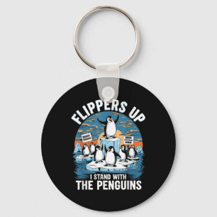 Lusnyj Resistens Penguins protest mot tariffer Nyckelring