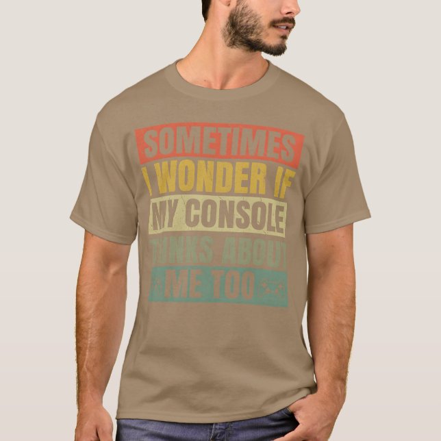 Lusnyj Retro Console Video Game Älskare-spelflicka T Shirt (Framsida)