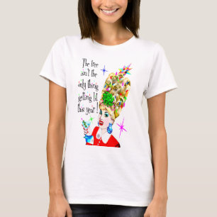 Lusnyj Retro MCM Woman får julklapp T Shirt