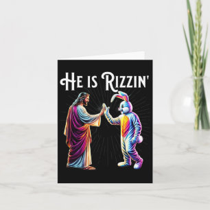 Lusnyj Rizz är Rizzin Jesus fem Påsk Bun Kort