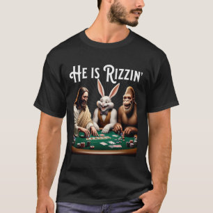 Lusnyj Rizz han är Rizzin Jesus T Shirt