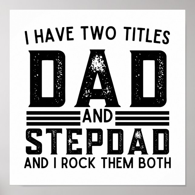Lusnyj säger att jag har två titlar Pappa och Step Poster (Framsidan)