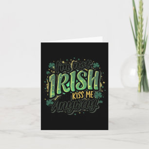 Lusnyj Saint Patricks Day Jag är inte irländare me Kort
