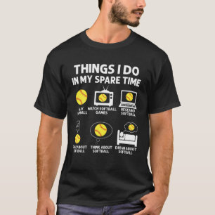 Lusnyj Sak jag gör i min egen softball L. T Shirt