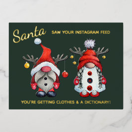 Lusnyj Santa Saw Din Social-media efter jul