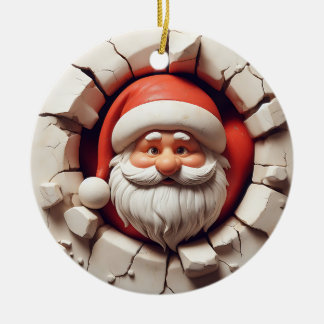 Lusnyj Santa Wall-Break jul Ornament