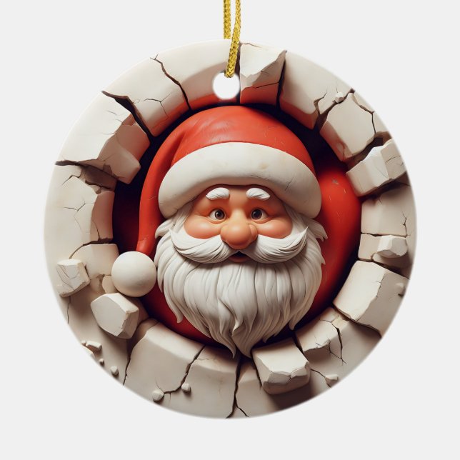 Lusnyj Santa Wall-Break jul Ornament (Framsidan)