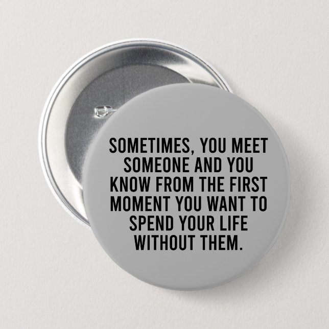 Lusnyj Sarcastic Introvert Humor Say Knapp (Framsida & baksida)