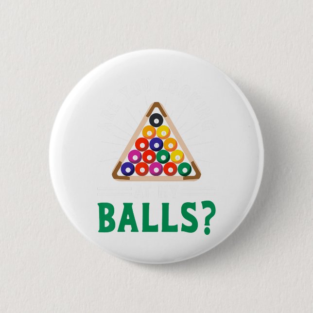 Lusnyj Sarkastic Bassäng Billiards Slogan Tittar v Knapp (Framsida)