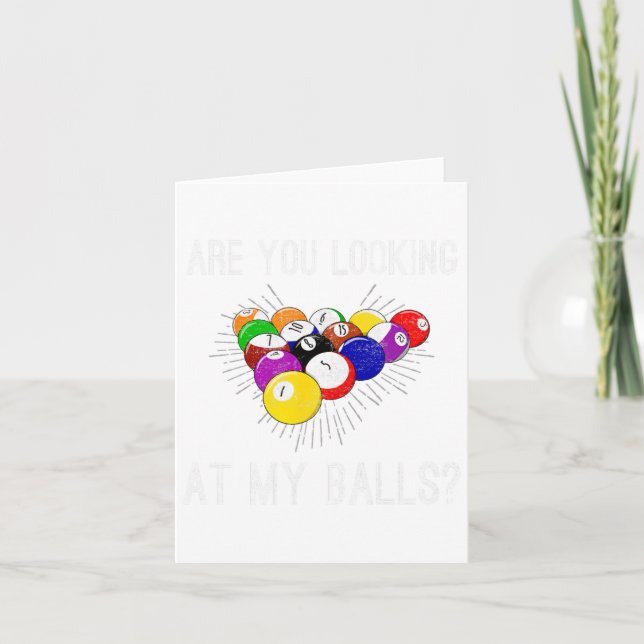 Lusnyj Sarkastic Bassäng Billiards Slogan Tittar v Kort (Framsida)