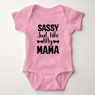Lusnyj Sassy precis som Baby Bodykostym T Shirt