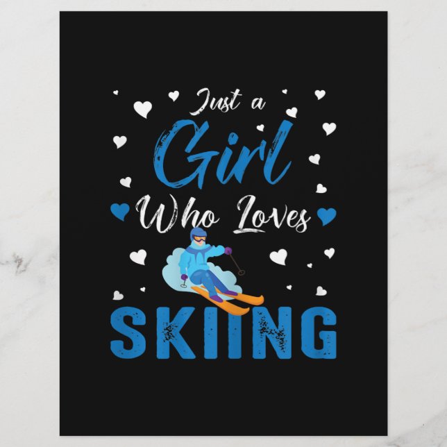 Lusnyj Ski Winter Sports ger bara en flicka som Kä Brevhuvud (Framsida)