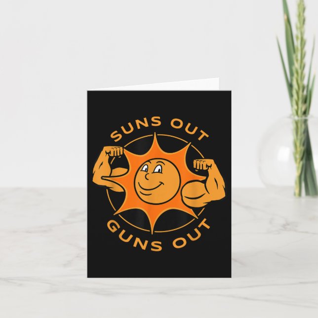 Lusnyj Sol ut vapen Sommargåva till Bodybuild Kort (Framsida)