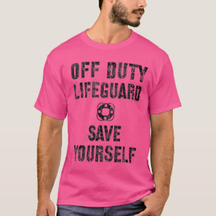 Lusnyj Spara Yourself Lifeguard Swimming Bassäng T Shirt