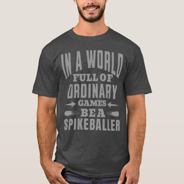 Lusnyj Spikeball Player-citat T Shirt (Framsida)