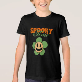 Lusnyj Spooky Ghost Flower, Spooky lime T Shirt